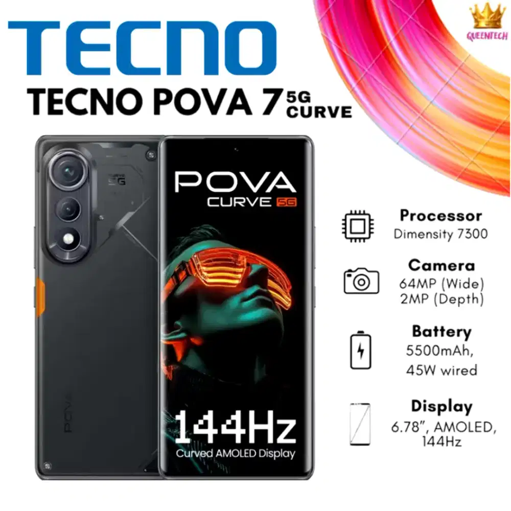 TECNO POVA CURVE 5 G RAM 8/256 gb