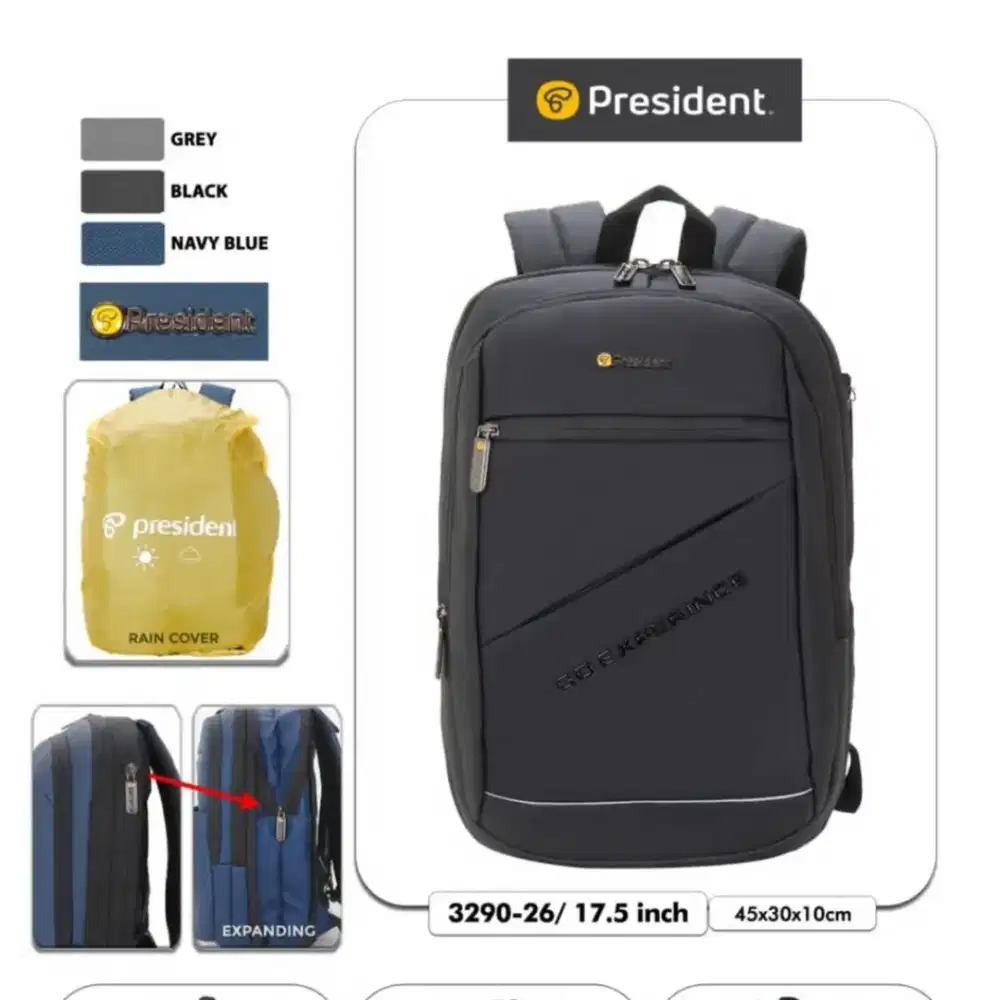 Ransel president buat kantor