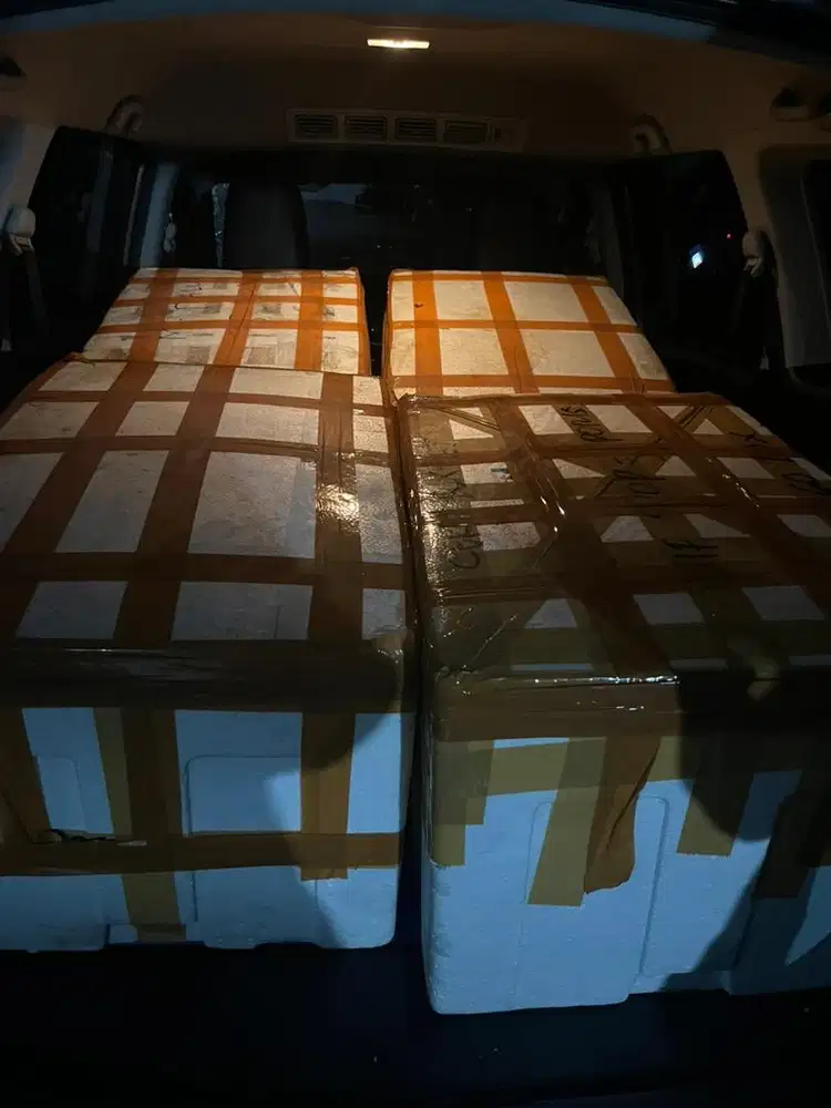 Packing pancake durian