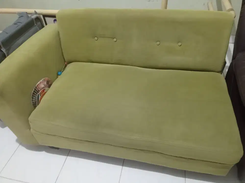 Sofa 2 seater Hijau