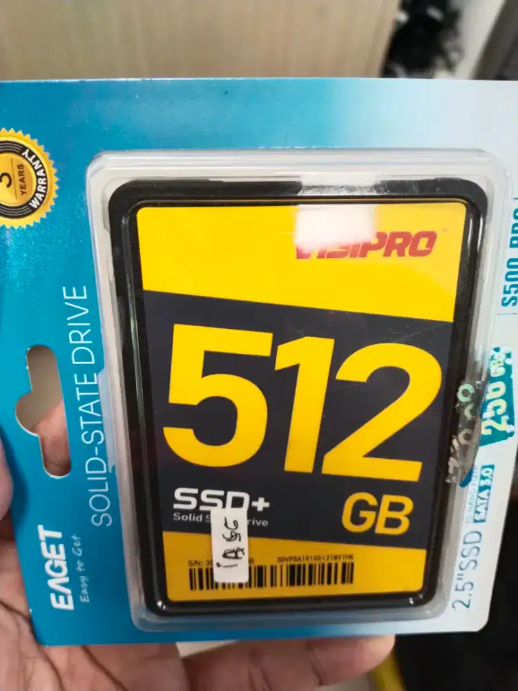 Dijual SSD 512GB sata cabutan dari laptop axioo PONGO sentinel 100%