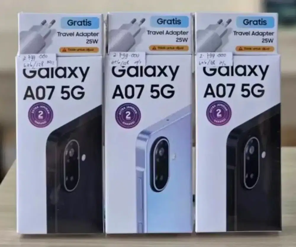 Samsung A07 5G 6/128gb baru garansi resmi bisa TT bisa kredit bisa cod