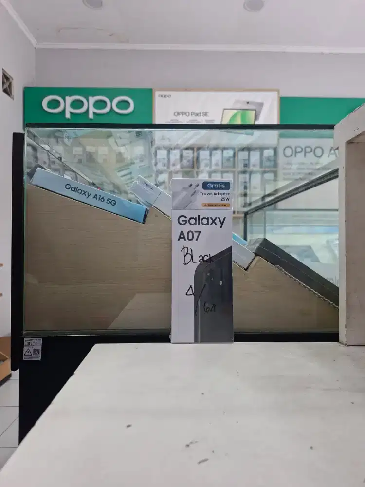 SAMSUNG A07 4/64 25W NEW MURAH GARANSI RESMI