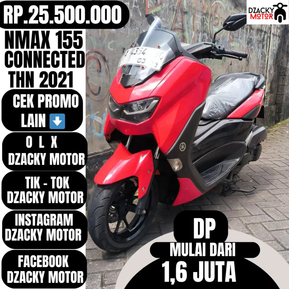 NMAX 155 CONNECTED 2021 SECOND LIKE NEW