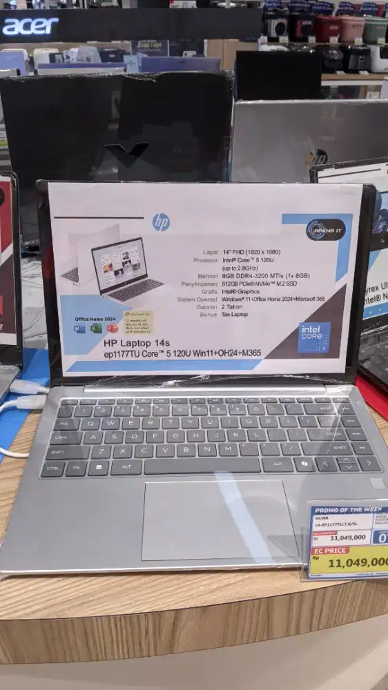HP NOTEBOOK 15 8 512 SSD SILVER