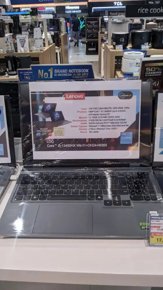 LENOVO NOTEBOOK 15 16/512 GREY