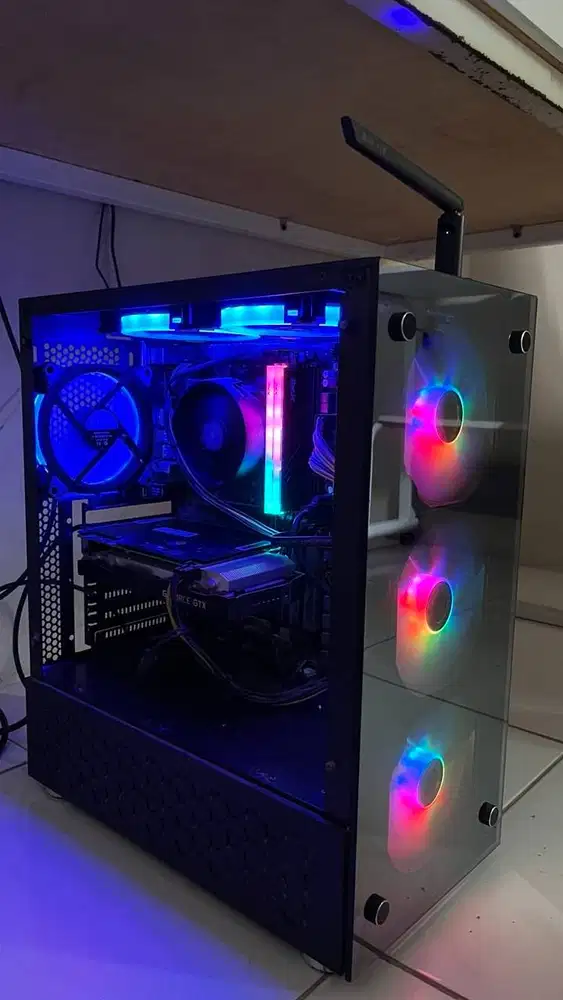 PC Gaming SSD 1.5 TB RAM 16 GB Ryzen 5-2600 GTX 1060 6GB (CPU ONLY)