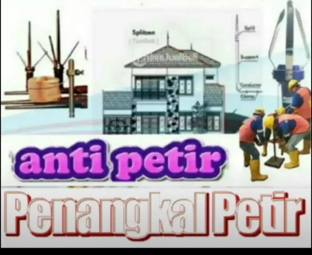 Spesialis ahli jasa pasang penangkal petir dan grounding mesin