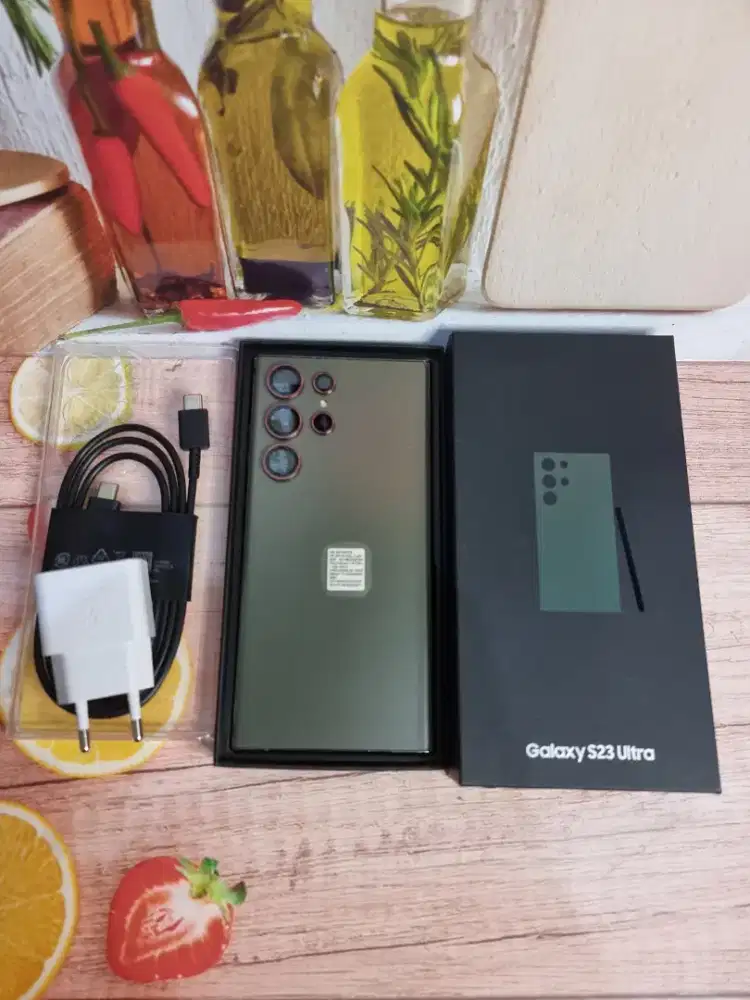 Jual hp siap pakai samsung S23 ULTRA 5g ram 12 grns resmi free adaptor