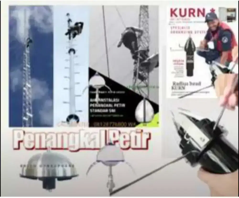 Agen ahli jasa pasang penangkal petir dan grounding mesin