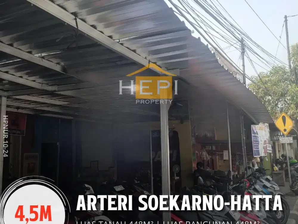 JUAL RUMAH HITUNG TANAH LEBAR 16 METER DI ARTERI SOEKARNO HATTA PEDURUNGAN SEMARANG