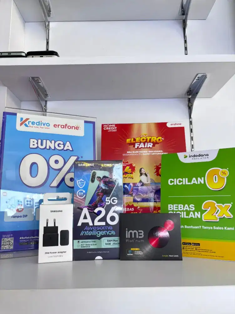 SAMSUNG A26 5G 8/256GB - KREDIT 0% CUKUP KTP SAJA!!!