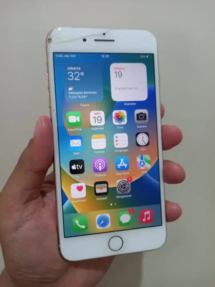 IPhone 8+ Plus Gold 256Gb ex Ibox Batangan ada minus dibaca