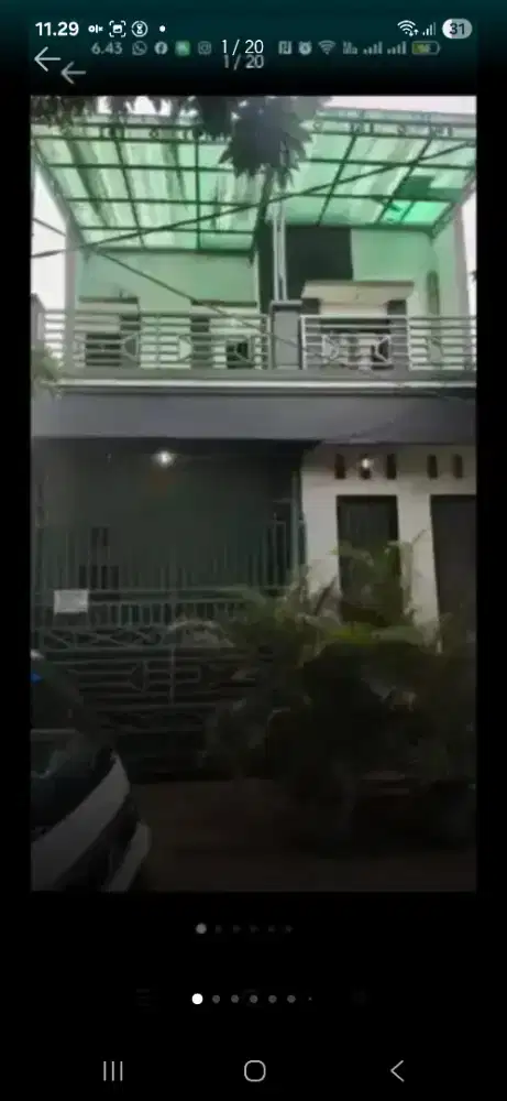 Di seakan rumah 2 lantai pertahun