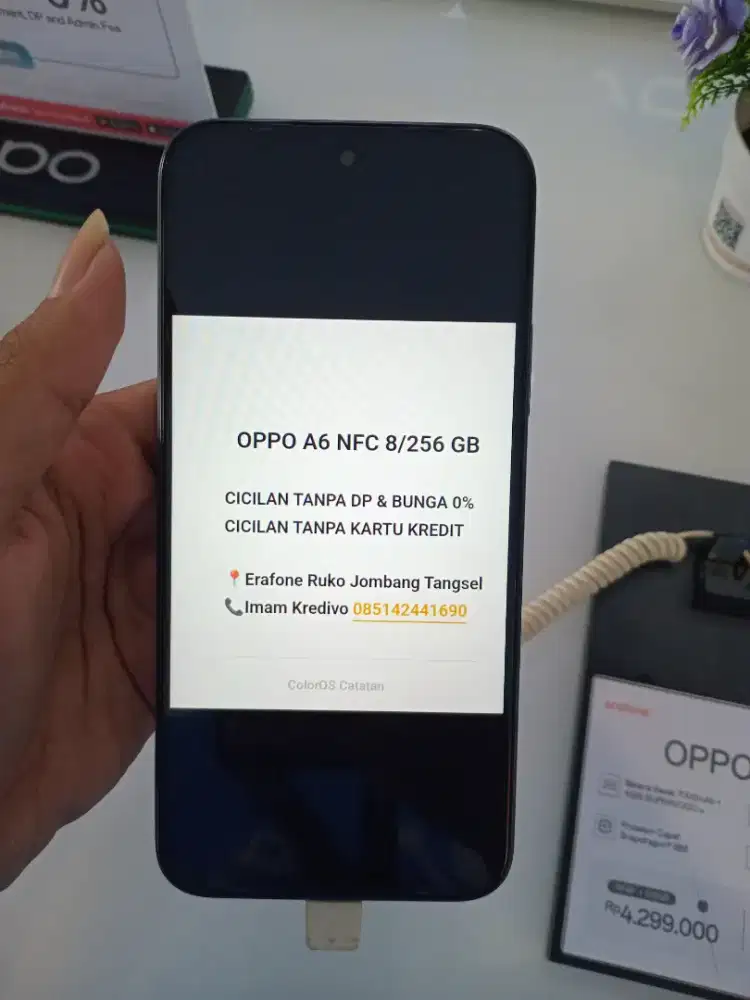 OPPO A6 NFC 8/256 GB Cicilan Tanpa DP