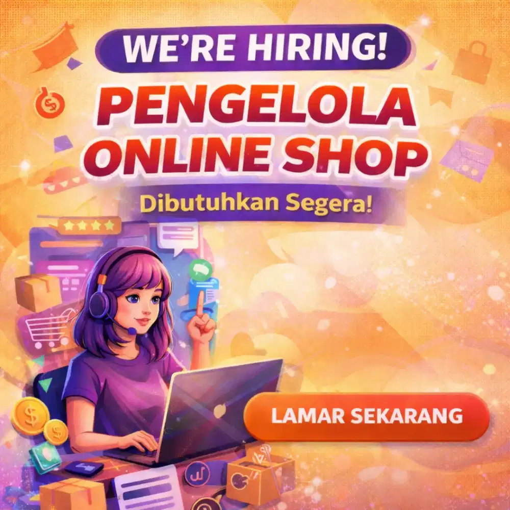 PENGELOLA SUPERVISOR ONLINE SHOP