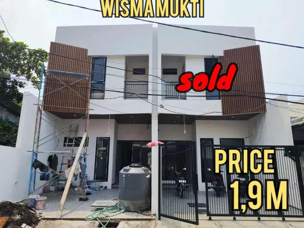 ‼️SISA 1 UNIT BARU GRESSS‼️RUMAH KLAMPIS SEMOLO WISMA MUKTI SURABAYA TIMUR. DEKAT KAMPUS, SEKOLAH, MERR, KERTAJAYA, MANYAR, DHARMA HUSADA, SEMOLOWARU