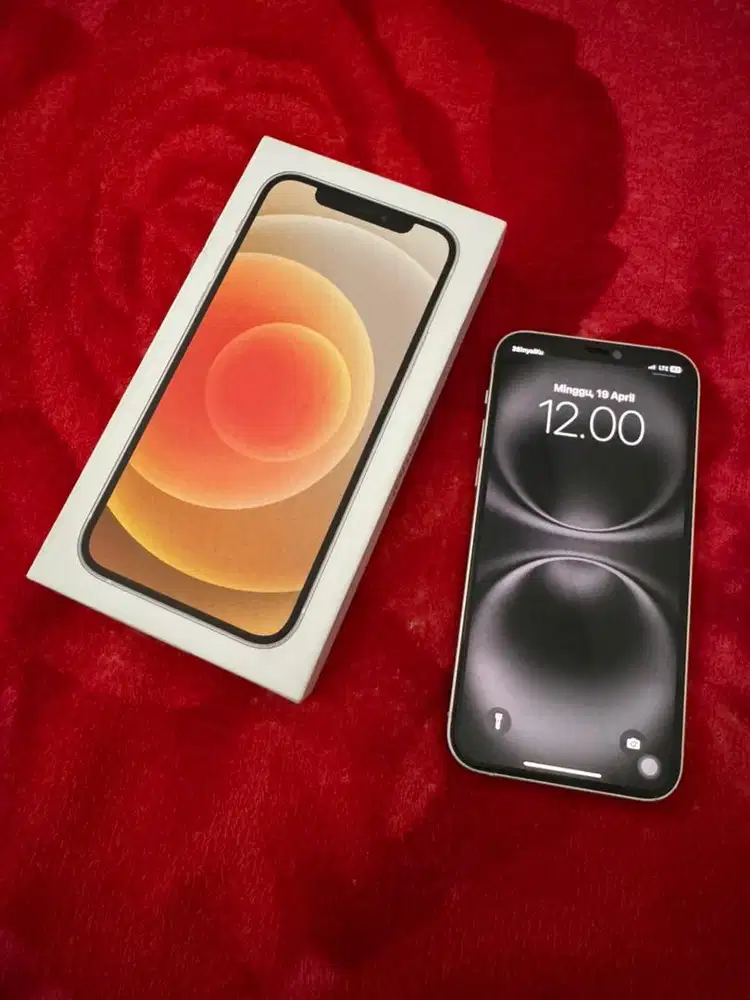 iPhone 12 64gb Inter Fullset Free Esim Aktif