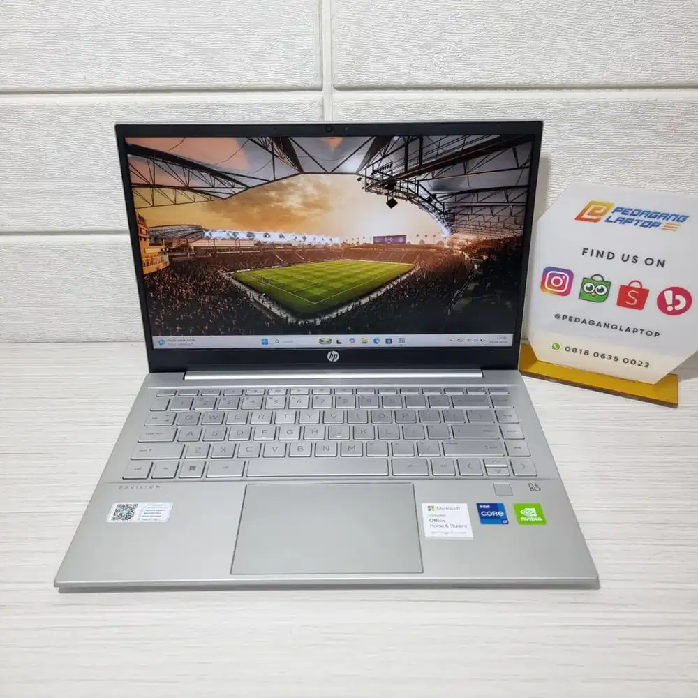 Laptop HP Pavilion 14 DV0514TX Core i7-1165G7 RAM 16GB SSD 512GB MX450