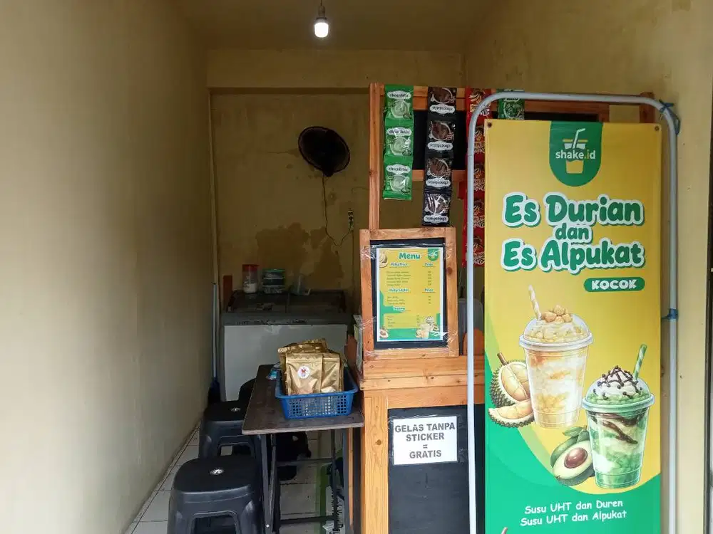 Alih Kontrak Tempat Usaha + Peralatan, Siap Pakai, Murah, Strategis