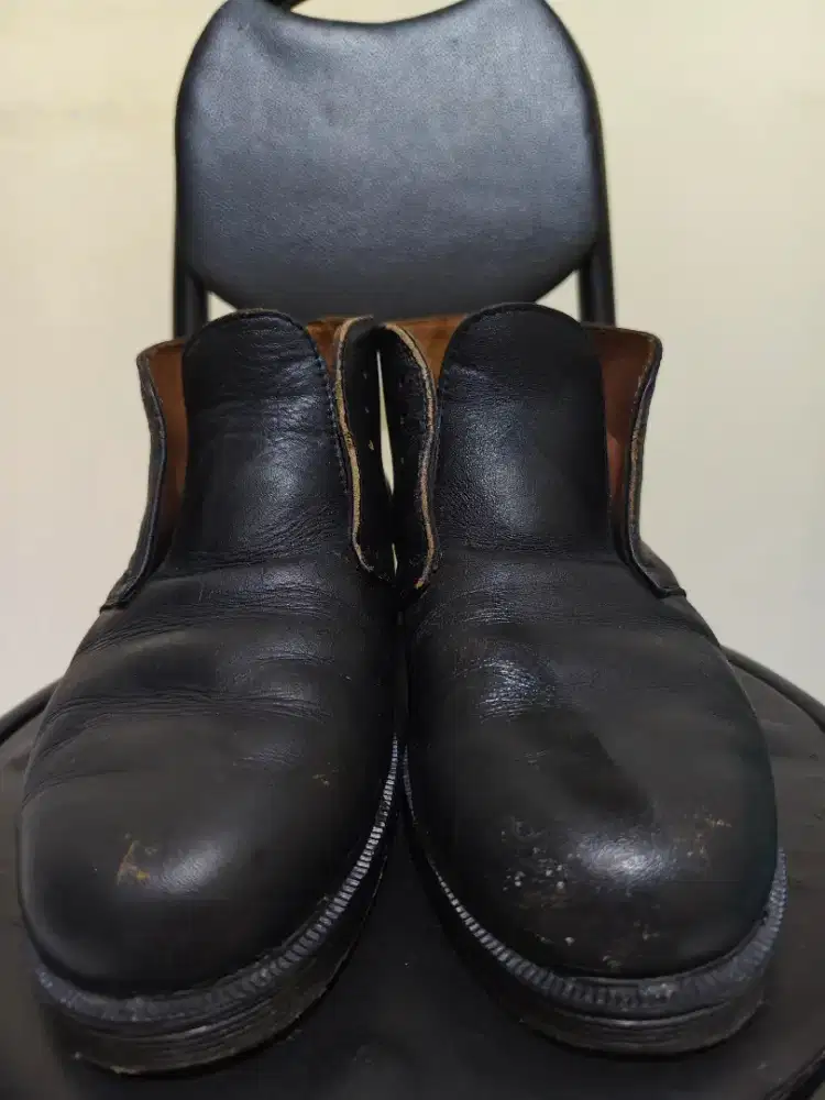 Clarks of England Vintage 1980s Original Leather Boot UK Made Size 38