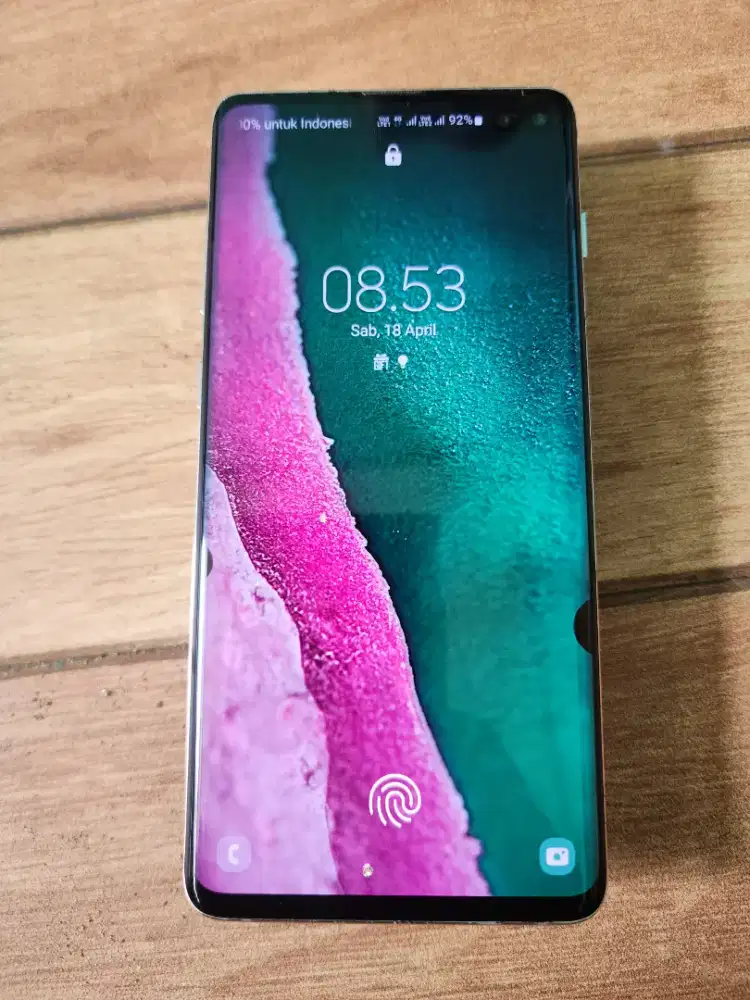 Samsung S10 plus dual sim varian 8/512 ex resmi SEIN