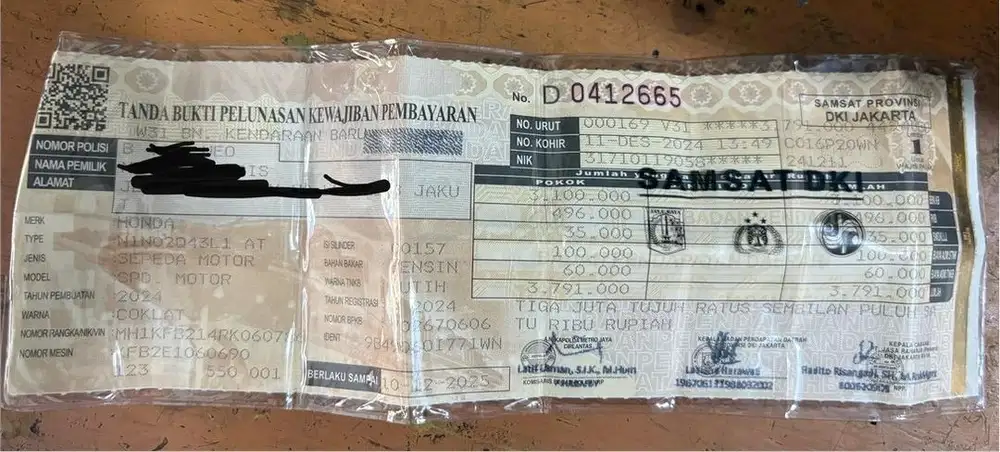 Jual Santai Honda ADV ABS 2024