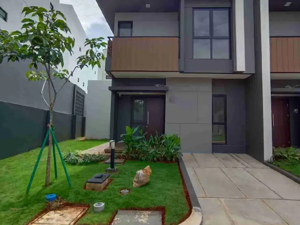 rumah baru 2 lantai hoek semi furnished di cluster regia summarecon crown gading bekasi