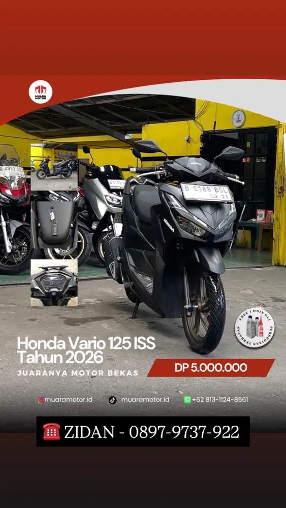 HONDA VARIO 125 ISS 2026 SURAT2 KOMPLIT !!!