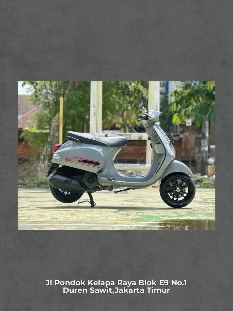 PIAGGIO VESPA S125 IGET LED TH 2020 GREY MATERIA Perfect Condition