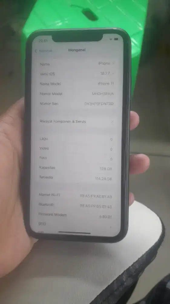 Iphone 11 internal 128gb ibox
