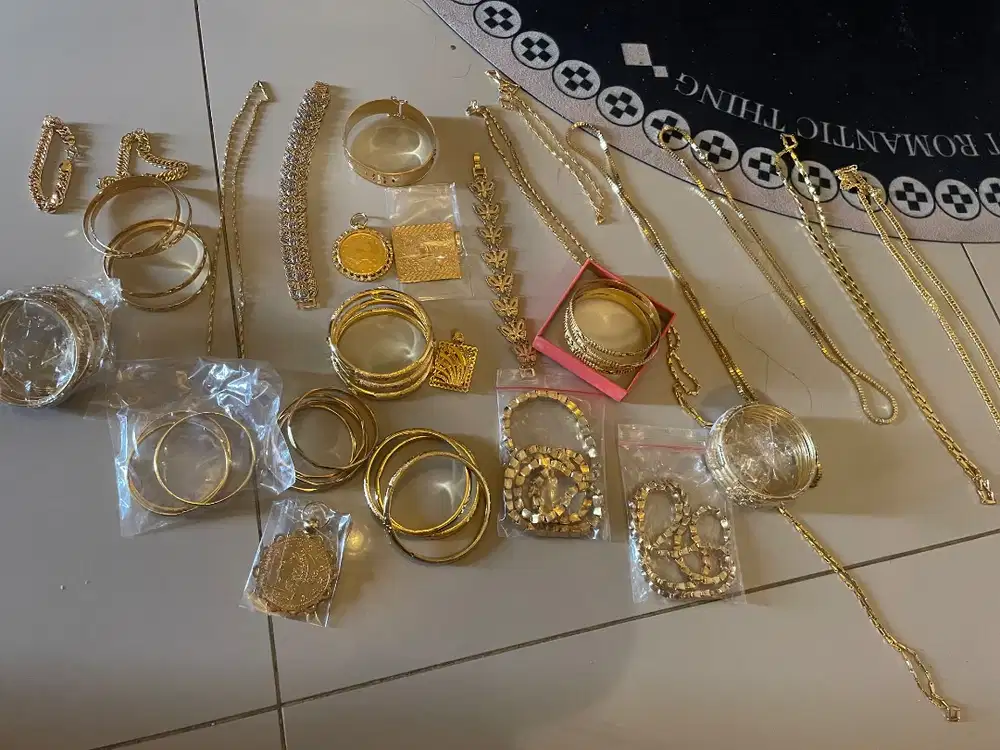 Paket usaha perhiasan lapis emas