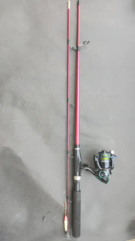 Paket/ bundling Alat pancing/joran Tournament-3 150 satuset siap pakai