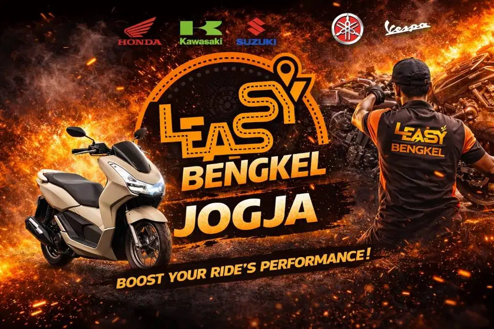 Bengkel motor Jogja terpercaya servis cepat harga terjangkau