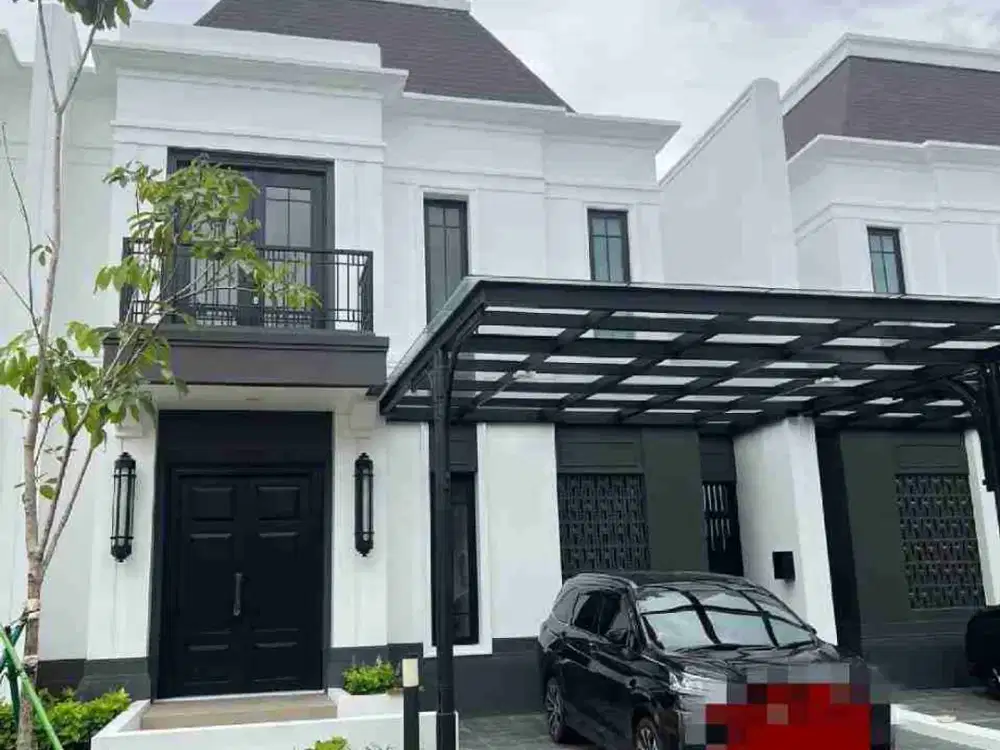 rumah baru 2 lantai semi furnished dekat sekolah di cluster jasmia summarecon crown gading bekasi