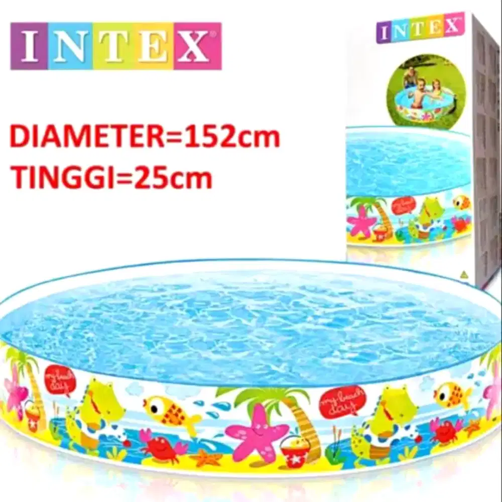 Kolam renang anak merk intex