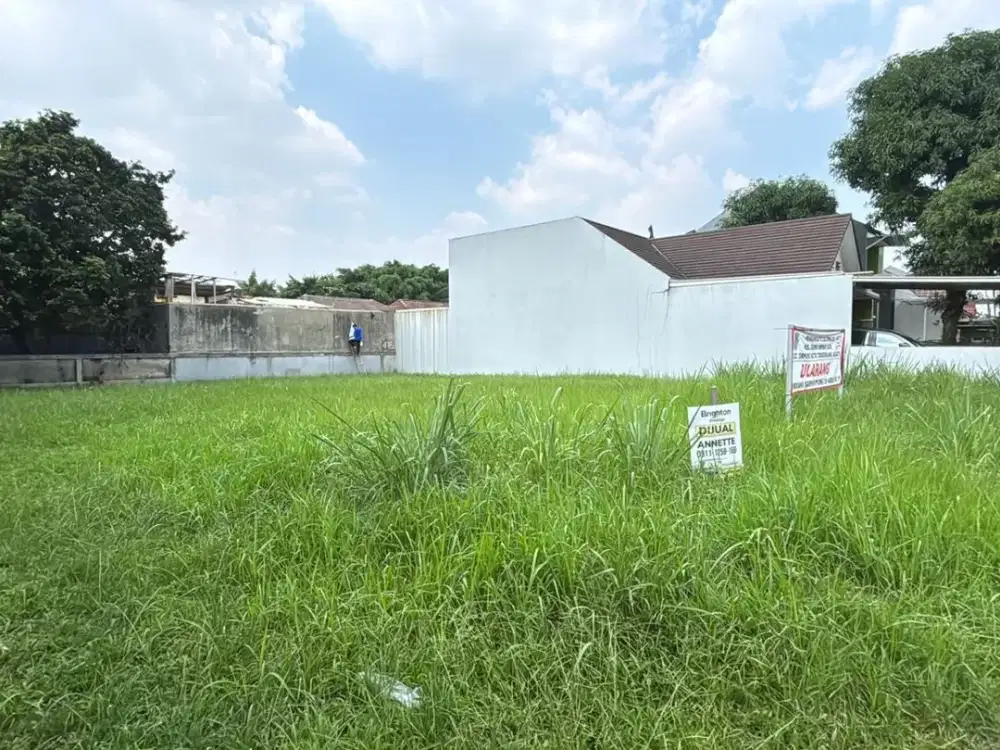 Dijual Kavling 2 Unit Gandeng di Nusaloka,Uk.25x10m2, Barat Daya