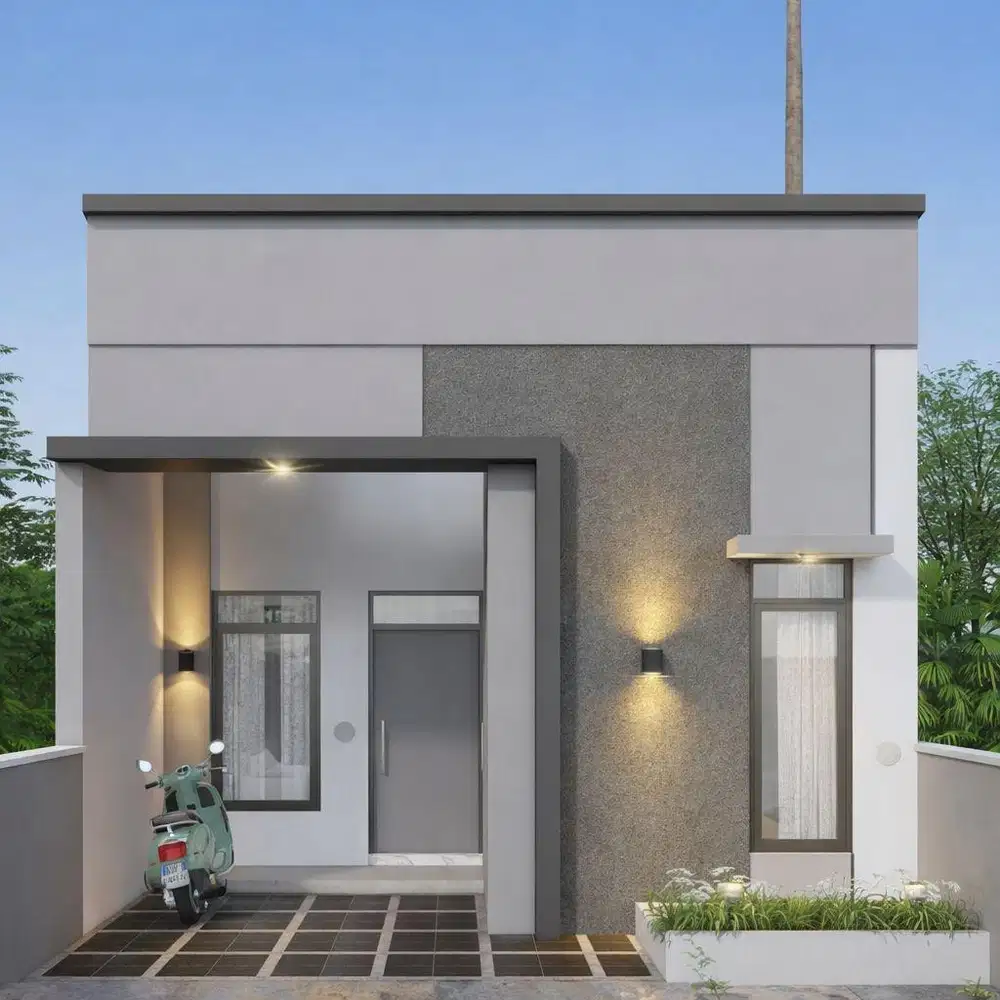 Rumah Lowbudget Model modern