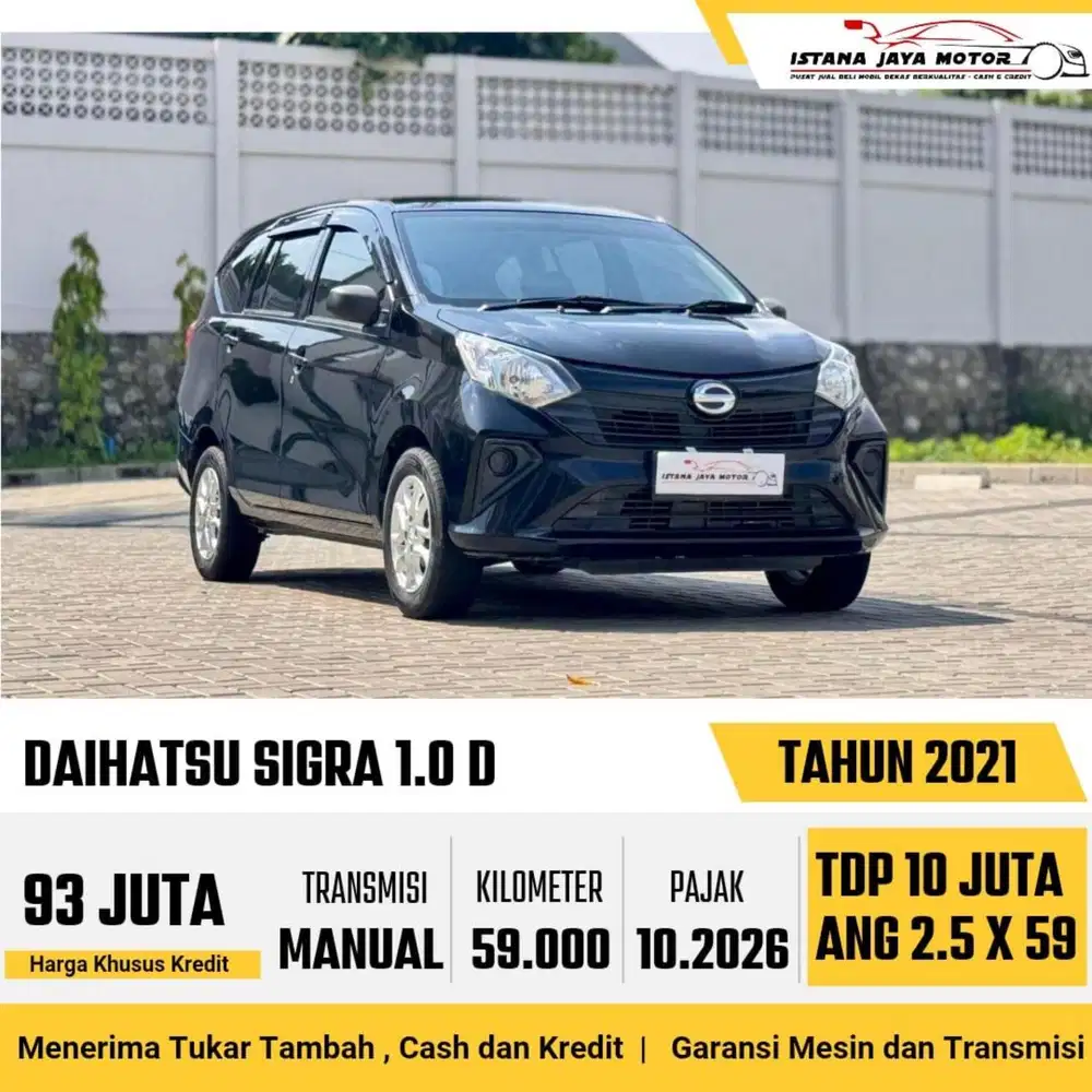 Daihatsu Sigra D Manual th 2021 #istana jaya motor