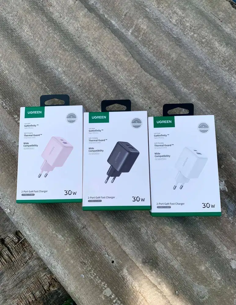 UGREEN Adaptor GaN N Series Dual Port USB-C + USB-A 30W