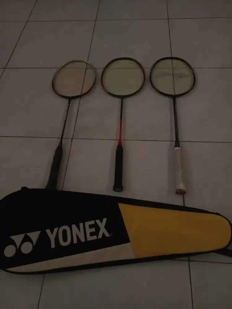 Jual raket Lining&Yonex (include tas)