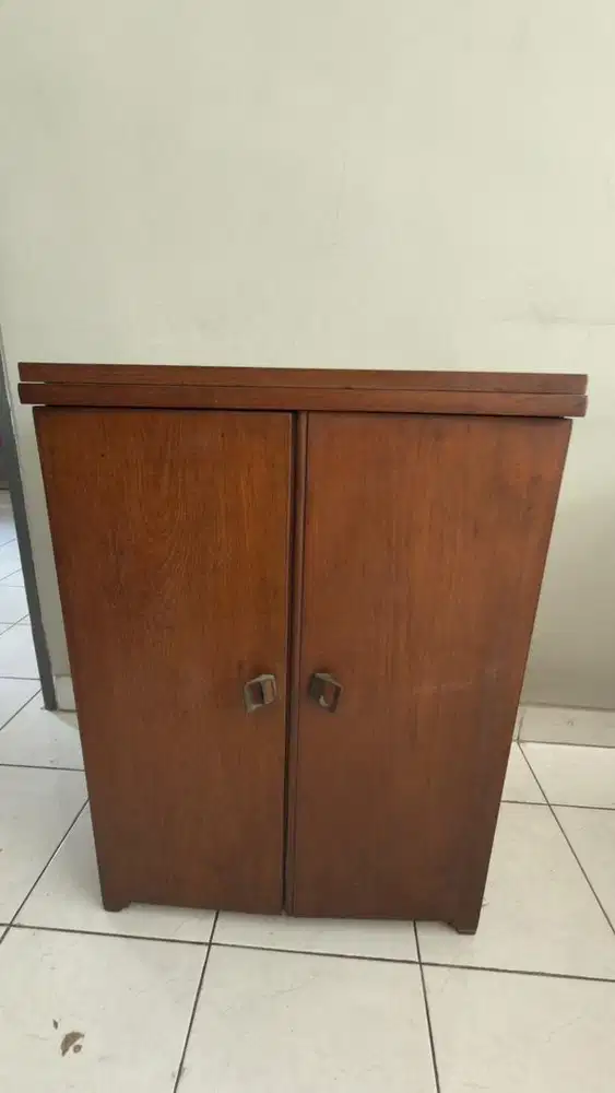 Mesin jahit singer kayu jati asli