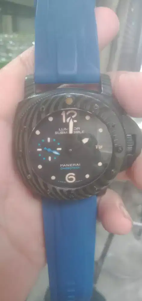 Jual Arloji Luminor Panerai Divers Carbon matic.