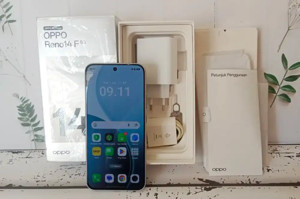 HP OPPO RENO 14F (5G) Ram 12/256gb FULLSET BOX GARANSI RESMI ON MINUS