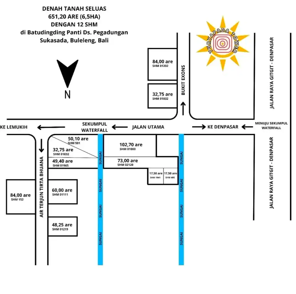Lahan di Bali cocok u Pariwisata