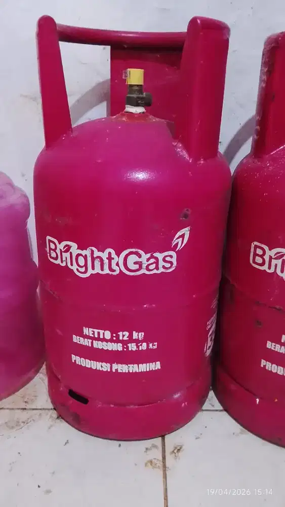 Tabung gas 12 kg, pink (bright gas)