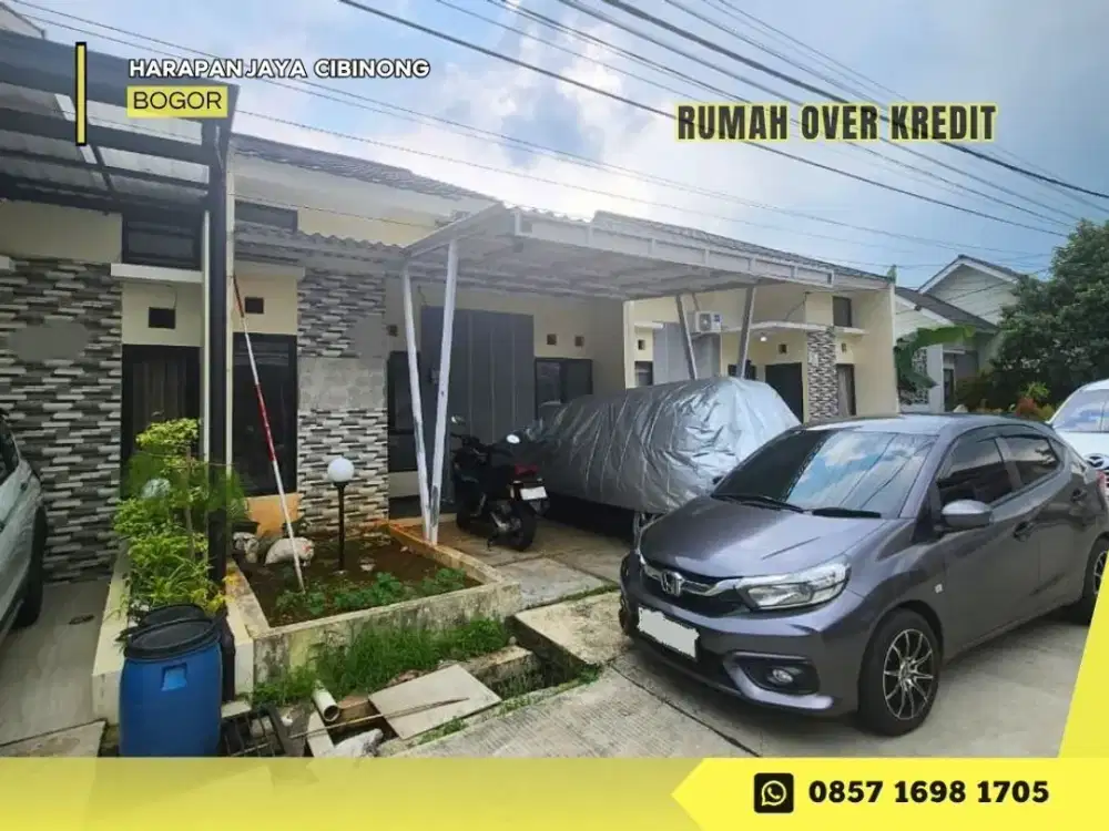 Jual Over Kredit Rmh LT90 dkt Stasiun KA sisa 10 Thn Lg di Cibinong Bogor