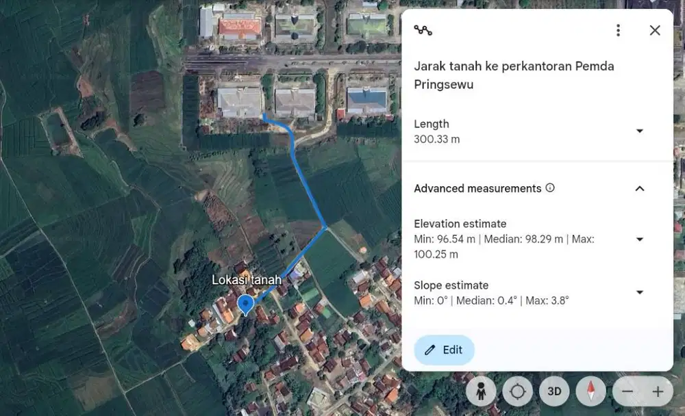 Tanah Strategis di belakang Pemda Pringsewu Lampung