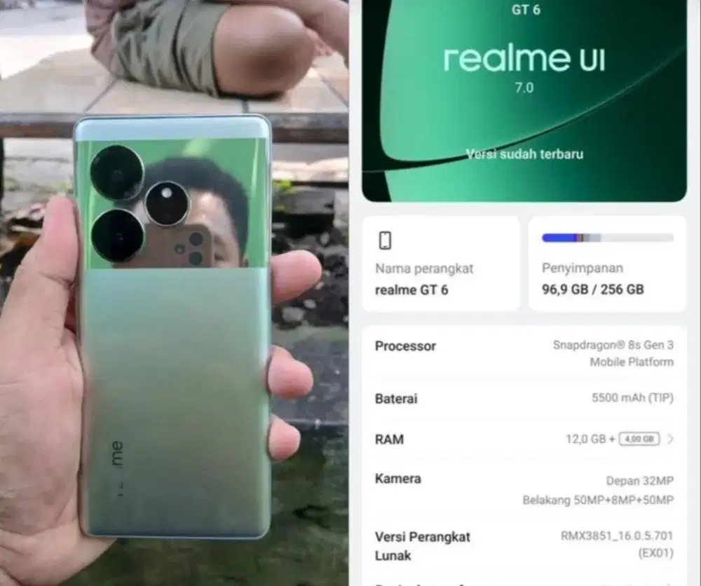 Realme gt 6 rum12