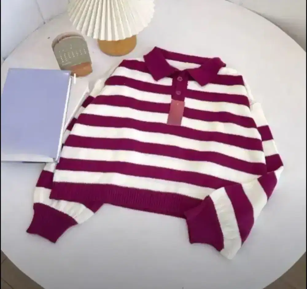 Baju Rajut Blaster Crop